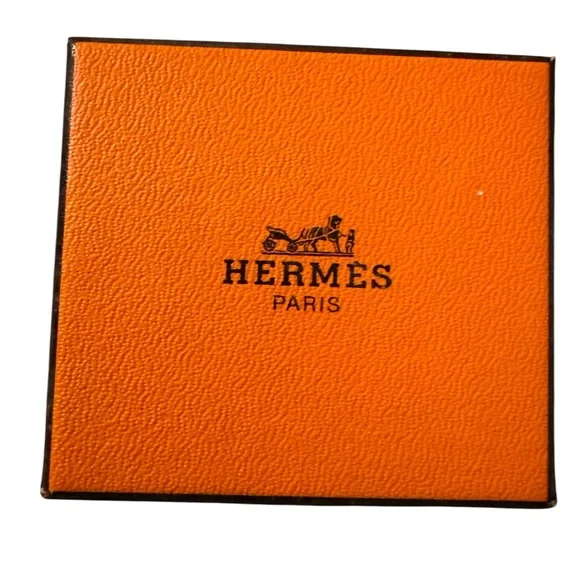 Hermes 20th Century Gold Plated Bijouterie Fantaisie Clou De Selle earrings